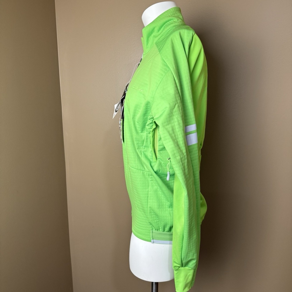 Endura Windchill Women's Small Cycling Marathon Jacket Lime Green Reflective NWT - Picture 9 of 10